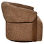 Richmond Interiors  Lounge stoel Marina bruin blockweave draaistoel