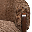 Richmond Interiors  Lounge stoel Marina bruin blockweave draaistoel
