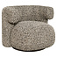 Richmond Interiors  Lounge stoel Talley cobblestone draaistoel