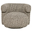 Richmond Interiors  Lounge stoel Talley cobblestone draaistoel