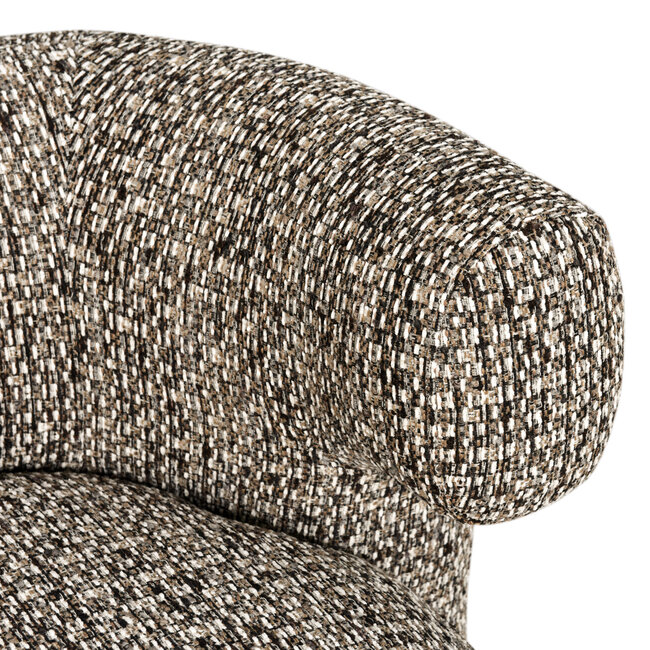 Richmond Interiors  Lounge stoel Talley cobblestone draaistoel