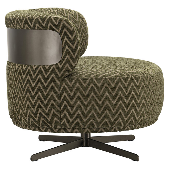 Richmond Interiors  Lounge stoel Lauren mos chevron