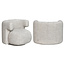 Richmond Interiors  Lounge stoel Talley creme tweed draaistoel