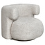 Richmond Interiors  Lounge stoel Talley creme tweed draaistoel