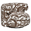 Richmond Interiors  Lounge stoel Talley bruin nature draaistoel