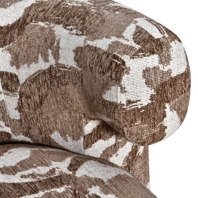 Richmond Interiors  Lounge stoel Talley bruin nature draaistoel