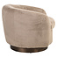 Richmond Interiors  Lounge stoel Colmar khaki fluffy draaistoel