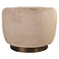 Richmond Interiors  Lounge stoel Colmar khaki fluffy draaistoel