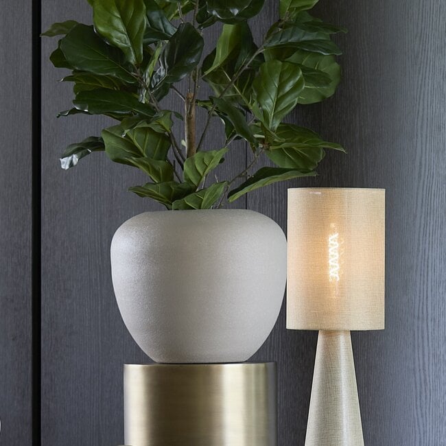 Light en Living Pot deco Ø40x35 cm MILZO mat licht grijs