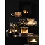 Light en Living Theelicht Ø8x10 cm NOBLE glas mat donker bruin