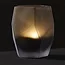 Light en Living Theelicht Ø8x10 cm NOBLE glas mat donker bruin