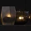 Light en Living Theelicht Ø11x9 cm OPALINE glas mat donker bruin