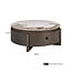 Richmond Interiors  Salontafel Langford bruin 90Ø 1 lade