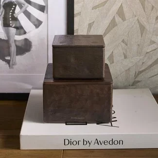 Riviera Maison Opbergboxen Banu set van 2