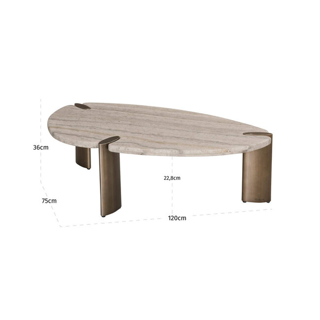 Richmond Interiors  Salontafel Arcadia grijs