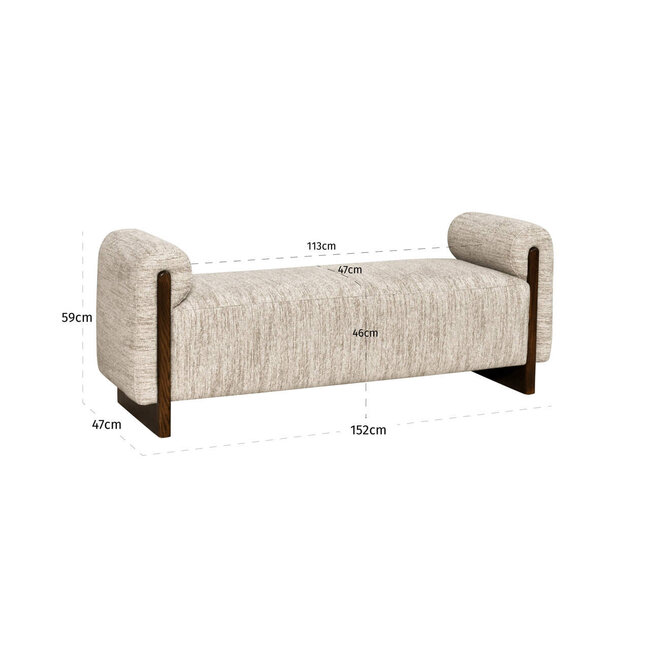 Richmond Interiors  Bank Winslov naturel softweave