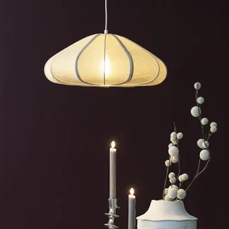 Light en Living Hanglamp Ø50X20 cm Cesano Jute Natural