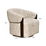 Richmond Interiors  Lounge stoel Marina naturel softweave draaistoel