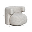 Richmond Interiors  Lounge stoel Talley creme tweed draaistoel