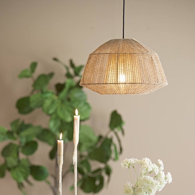 Light en Living Hanglamp Ø40x25 cm MACUL jute naturel