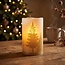 PTMD PTMD LED Licht Kaars Goud Tree met Beweegbare Vlam Maat M