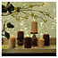 Countryfield LED-B Kaars Dennenkegel Lyon S beige - 8,5 x 8,5 x 10 cm