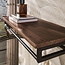WoonStijl Kapstok Custom roede en hoedenplank 5 haken acacia bruin