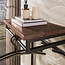 WoonStijl Kapstok Custom hoog roede en hoedenplank 2x4 haken acacia bruin