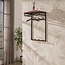 WoonStijl Kapstok Custom hoog roede en hoedenplank 2x4 haken acacia bruin