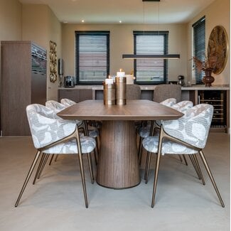 Richmond Interiors  Eettafel Windsor walnoot 190