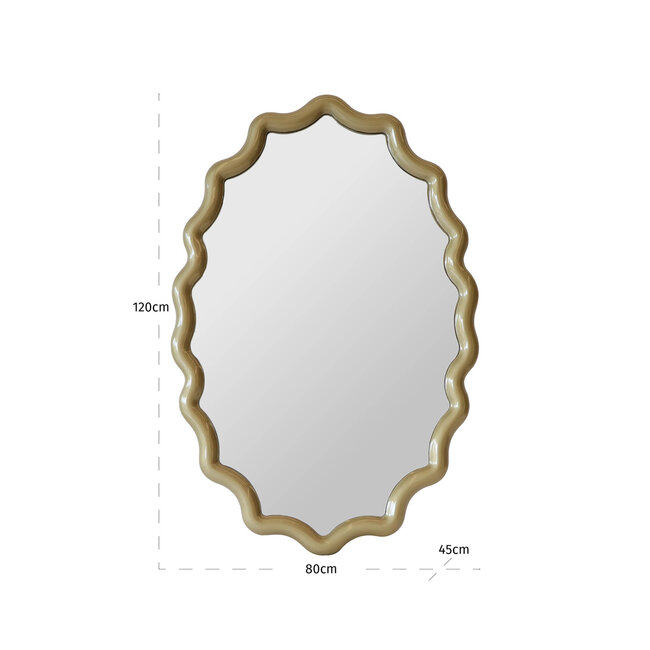 Richmond Interiors  Spiegel Morgan champagne goud