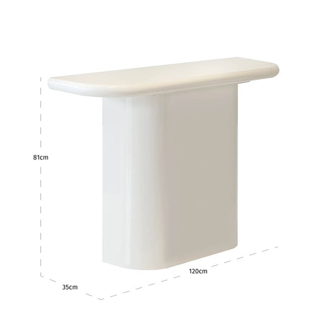 Richmond Interiors  Sidetable Blake coconut milk