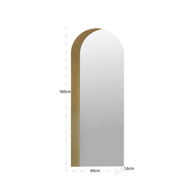 Richmond Interiors  Spiegel Draven champagne goud