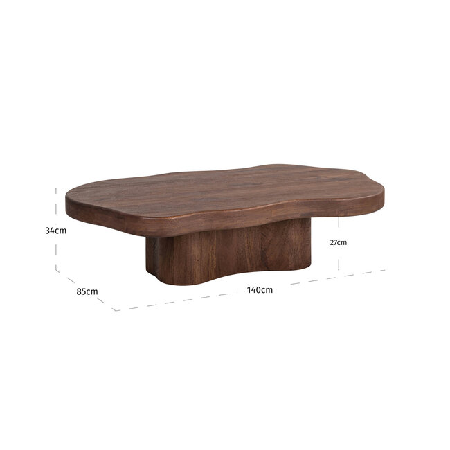 Richmond Interiors  Salontafel Sherman spice bruin