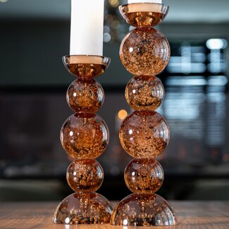 Richmond Interiors  Kandelaar Jolita bruin klein