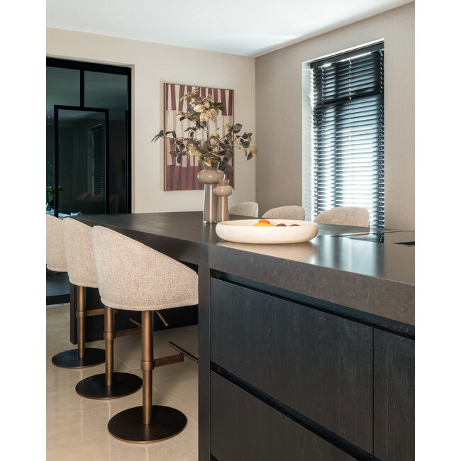 Richmond Interiors  Vaas Lunor taupe groot
