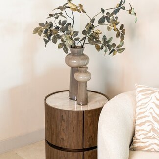 Richmond Interiors  Vaas Lunor taupe groot