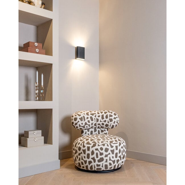 Richmond Interiors  Lounge stoel Kaya weave bruin