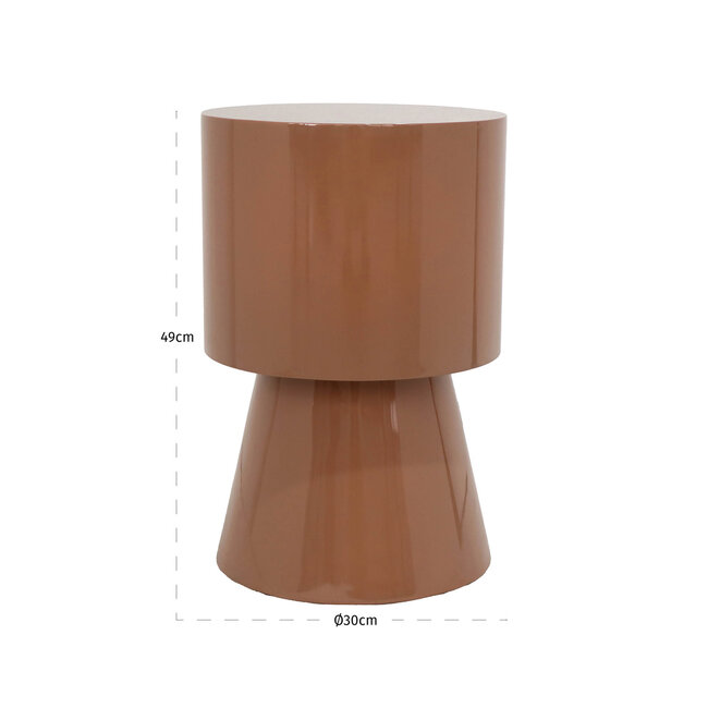 Richmond Interiors  Bijzettafel Liza mocca mousse