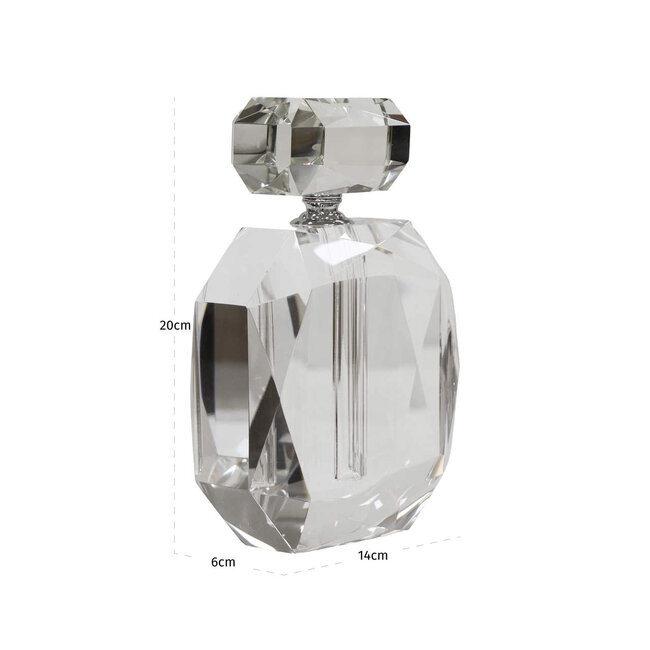 Richmond Interiors  Decoratief object Khloe clear transparent perfume bottle