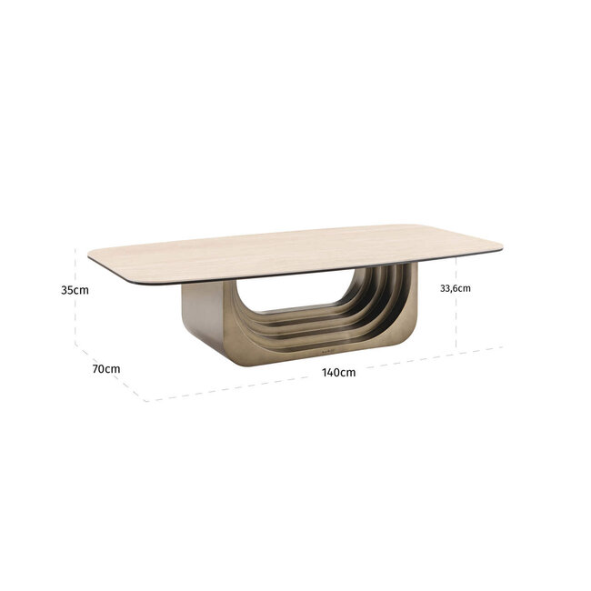 Richmond Interiors  Salontafel Maxfield beige