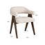 Richmond Interiors  Eetkamerstoel Mori cream tweed fire retardant