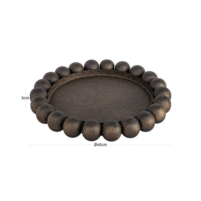 Richmond Interiors  Dienblad Marlow antiek brons