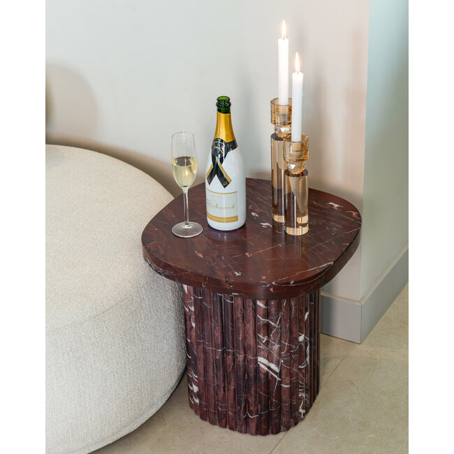 Richmond Interiors  Bijzettafel Orchid burgundy