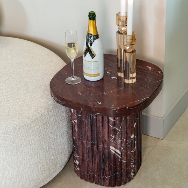 Richmond Interiors  Bijzettafel Orchid burgundy
