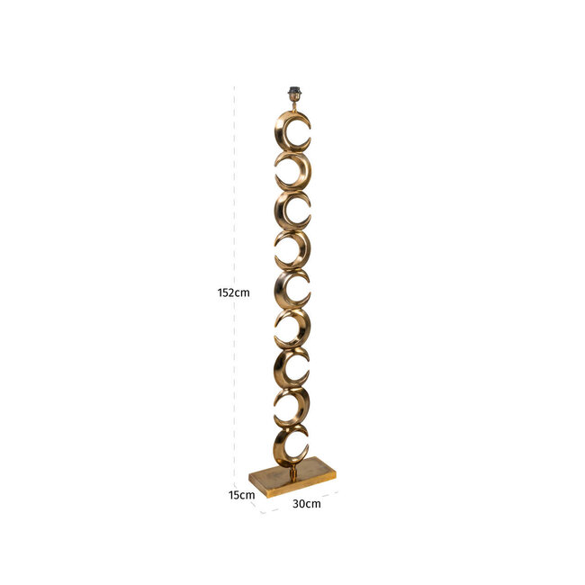Richmond Interiors  Vloerlamp Amina antiek brons