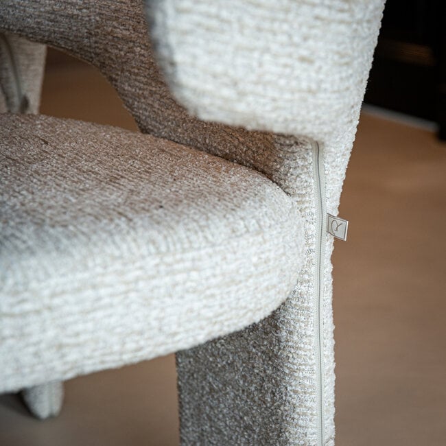 Richmond Interiors  Eetkamerstoel Viola naturel linear