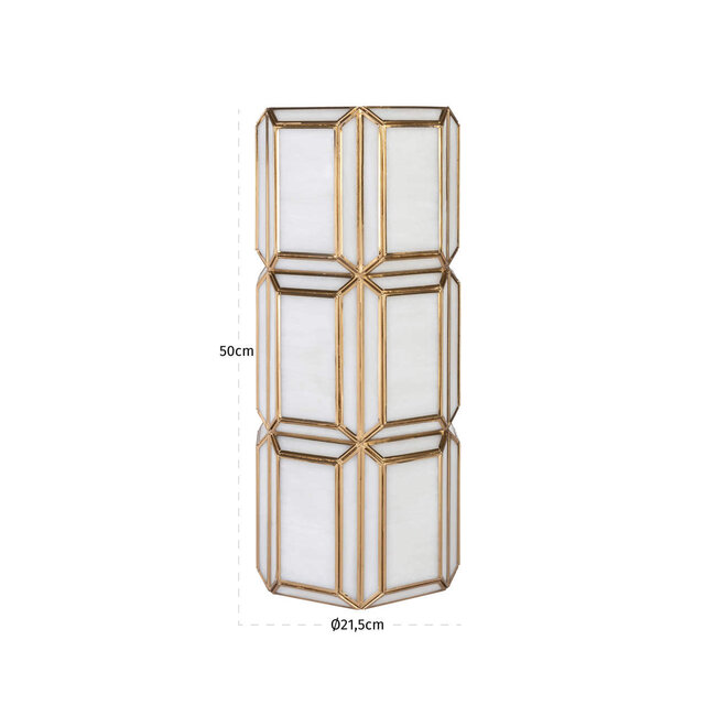Richmond Interiors  Windlicht Emilia antiek brons groot