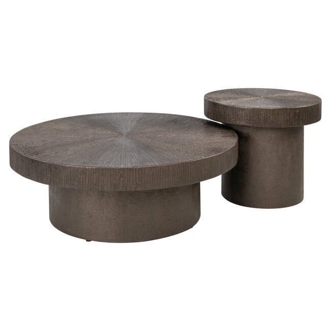 Richmond Interiors  Salontafel Lindo Brunzae - Set van 2