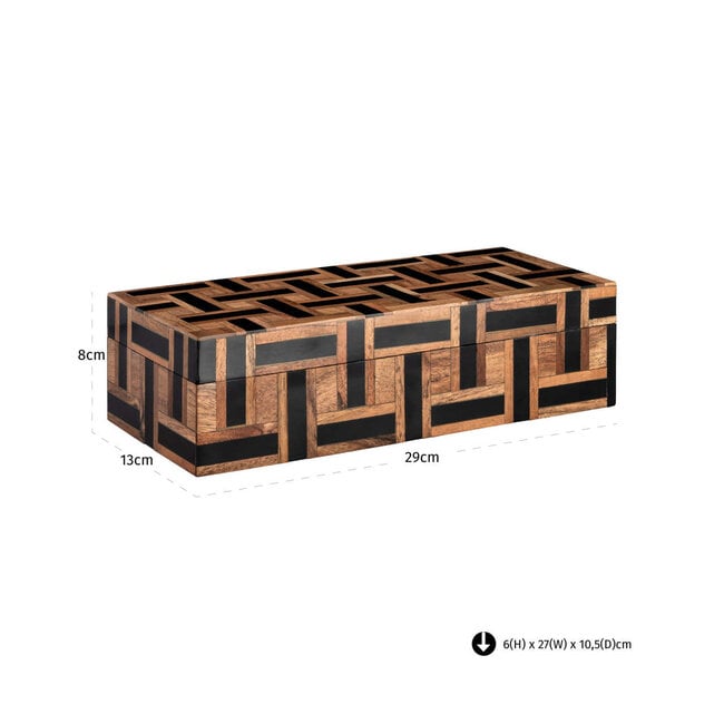 Richmond Interiors  Opbergdoos Floor bruin groot